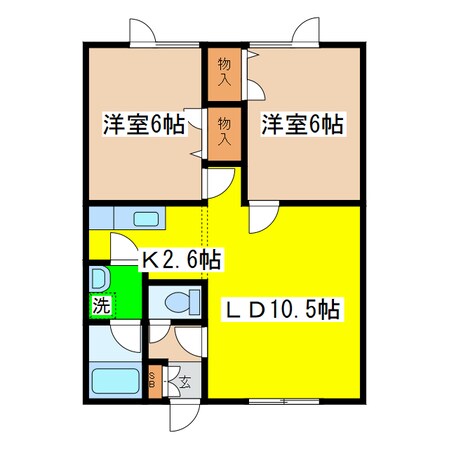 シティライフクレインの物件間取画像